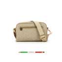 Borbonese Small Jet Camera Bag Sabbia 934115I15C75