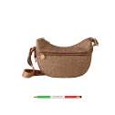 Borbonese Hobo Luna Mini Beige/Marrone 934137I15994