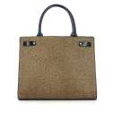 Borbonese Borsa a mano Out Of Office Medium OP Naturale/Nero924641AI4311