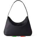 Borbonese Hobo Bag Road Medium Dark Black 924894AH1Y66