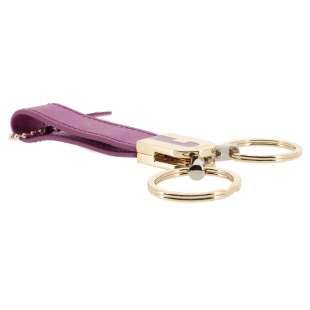 Furla 1927 Keyring Double Ring Flamingo Purple i WR00018 AX0088 HJ900 2