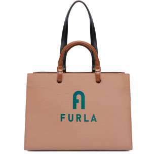 Furla Varsity Style Shopping L Greige/Jasper WB00725 BX1230 1057 1652S