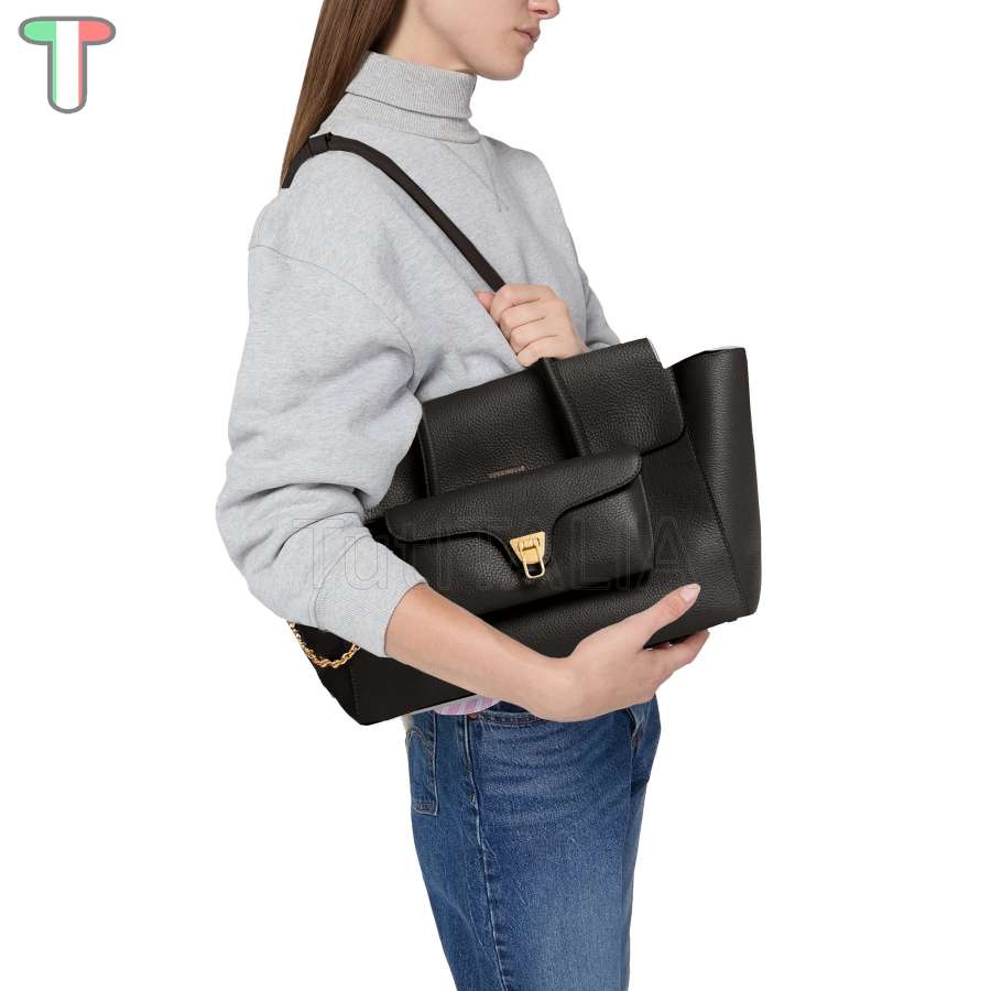 Coccinelle Double Beat Large Noir E1T8A110201001