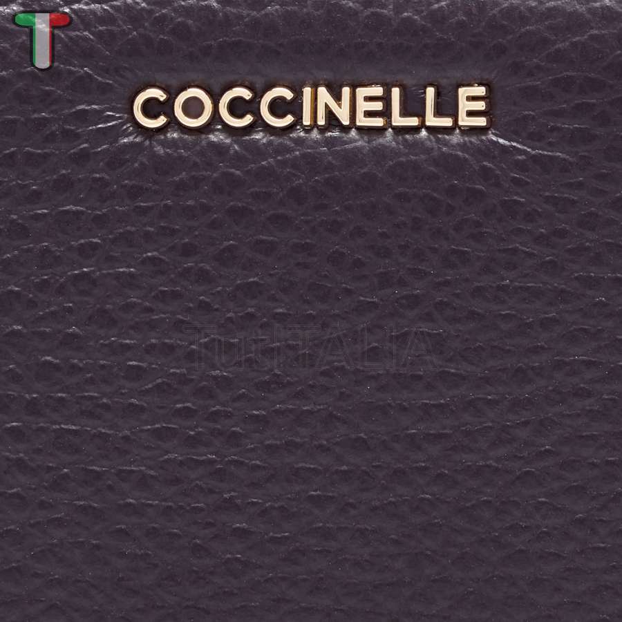 Coccinelle Metallic Small Prune E2MW511D101V87