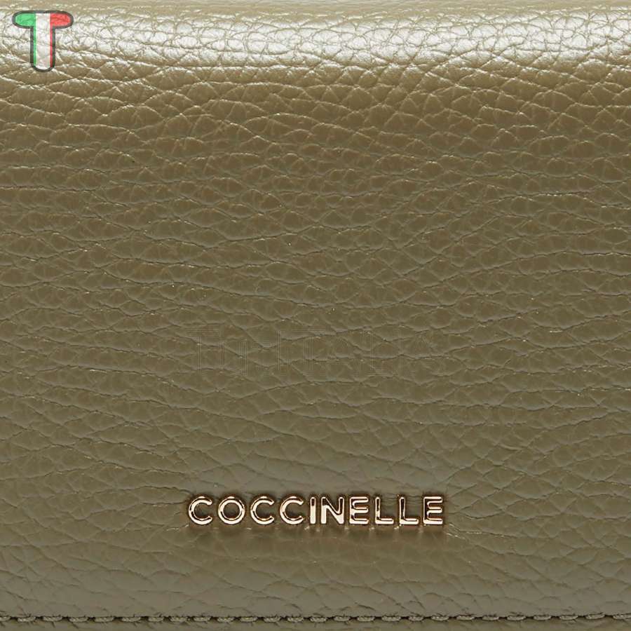 Coccinelle Metallic Soft Small Laurel Green E2MW5172101G35