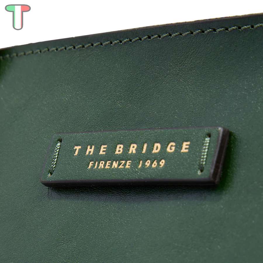 The Bridge Shopper Mirra Verde Inglese/Oro 04130401 X0