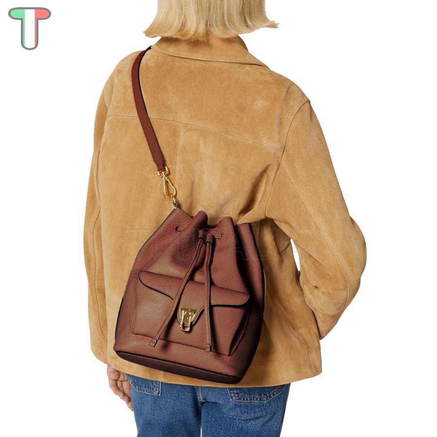 Coccinelle Beat Generation Medium Cognac E1TFK230201W11